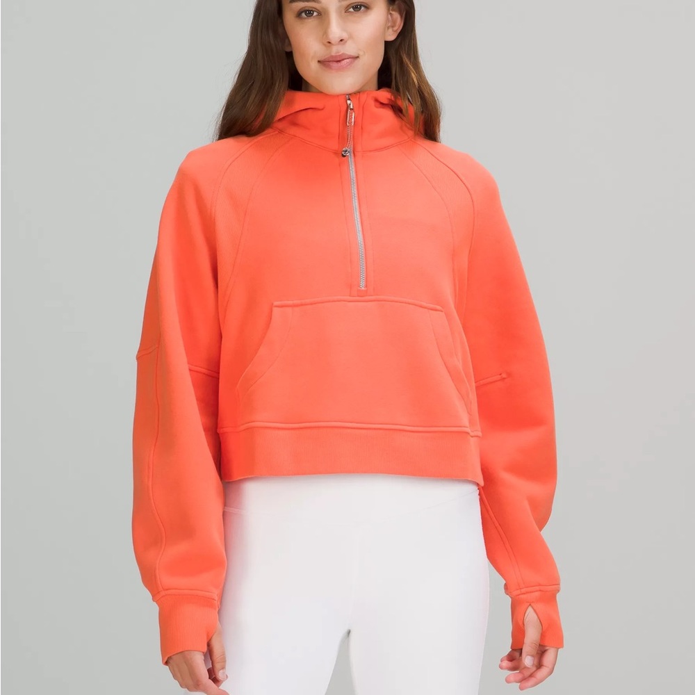 Lululemon Athletica Orange Hoodie